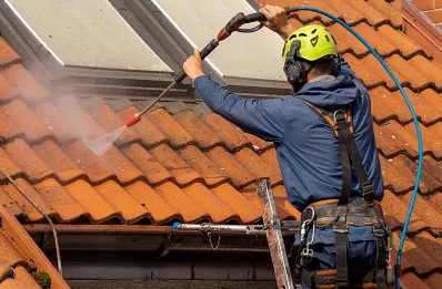 Démoussage et hydrofuge de toiture à Morée